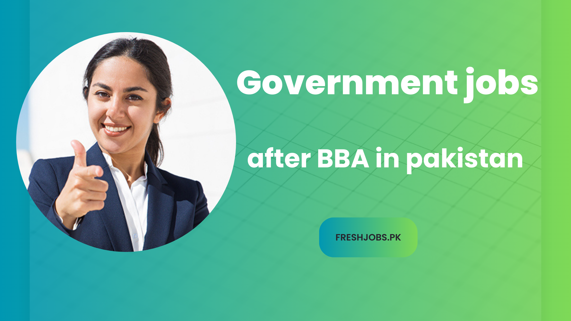 government jobs after bba in pakistan